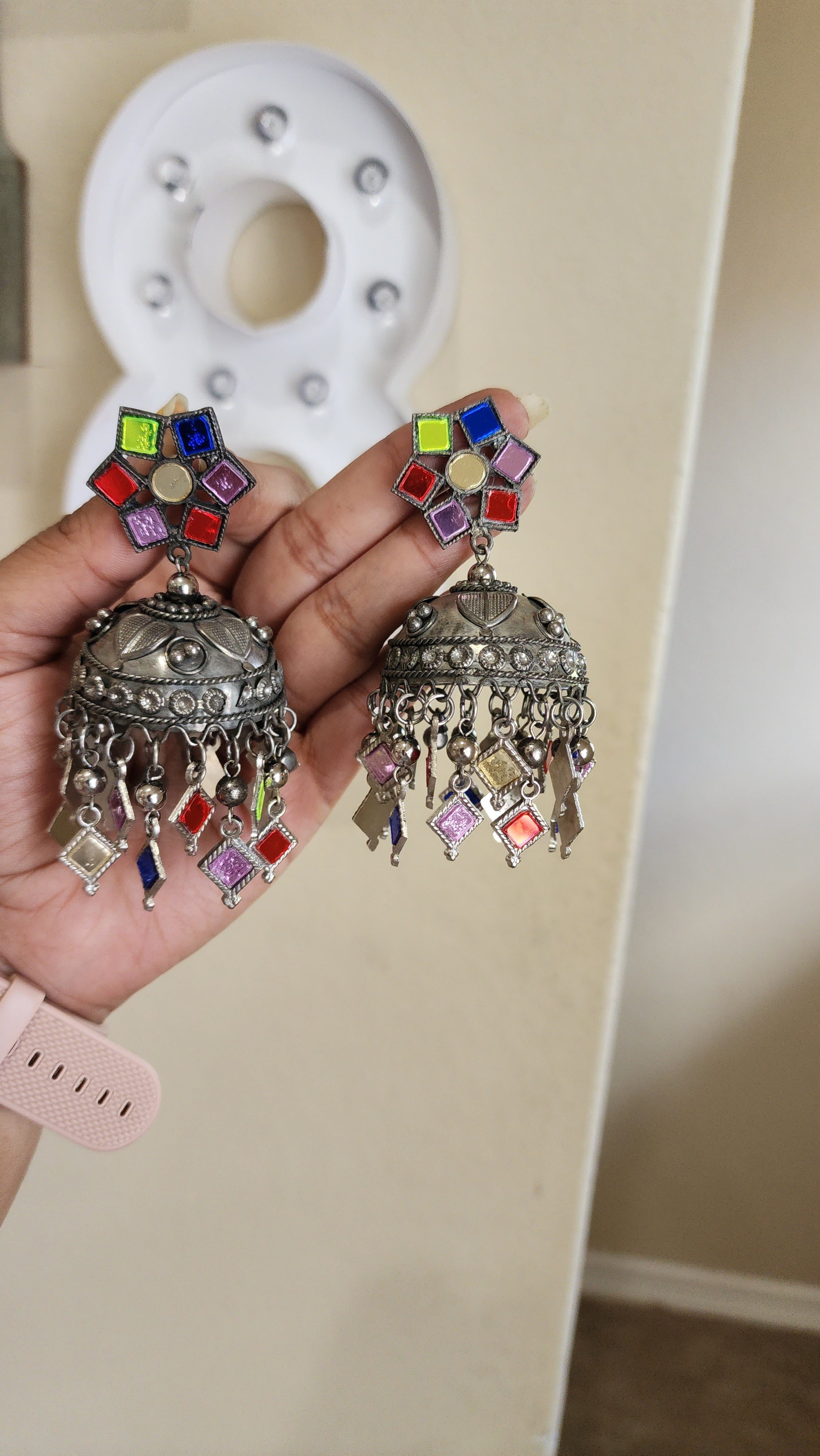 Flipkart.com - Buy sk beauty Wedding Traditional Jhumka earrings for girls  women Alloy Jhumki Earring Online at Best Prices in India